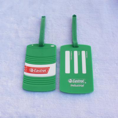 2D 3D Bag Tags Wholesale custom design rubber pvc silicone luggage tags for journey