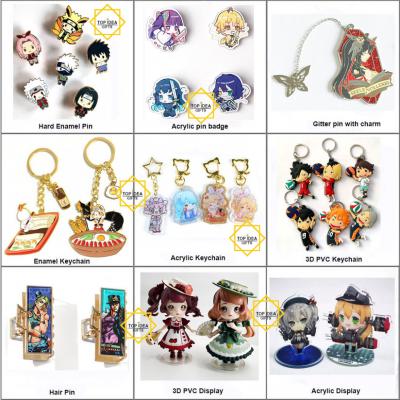 Anime Pin & Keychain & Bookmark & Display Stand