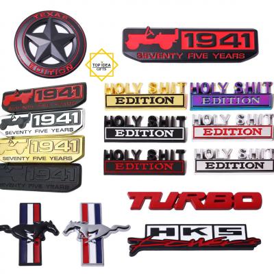 Custom car emblem badge logos car logo sticker 3d chrome badge