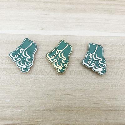Saudi Pin Supplier Factory Large Stock Silver Gold Magnet Pin Badge Brooch For 93rd KSA Saudi Arabia National Day
