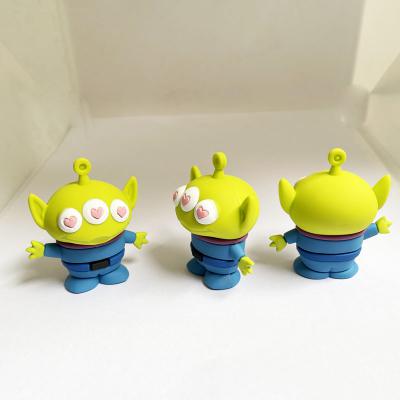 Green Alien  Eye Toys Animal pvc doll from Disney