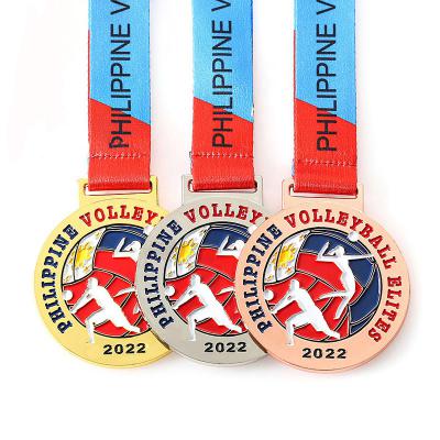 Volleyball Championship Metal Medal Medallion - 副本