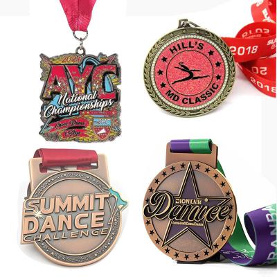 Dance Challenge Medal Supplier Gold Bronze National Championships Cheer Dance Medal Medallion